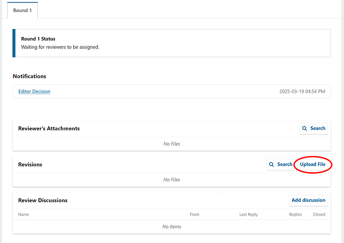 upload file