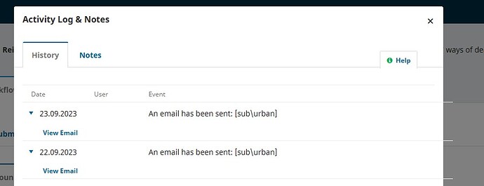 activity log1