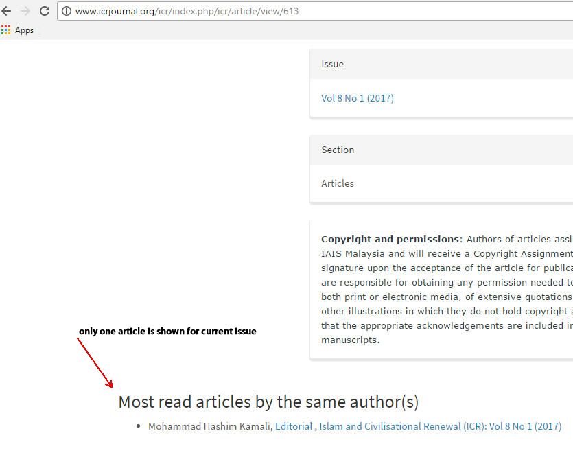 Most read articles by the same author - Software Support - PKP 