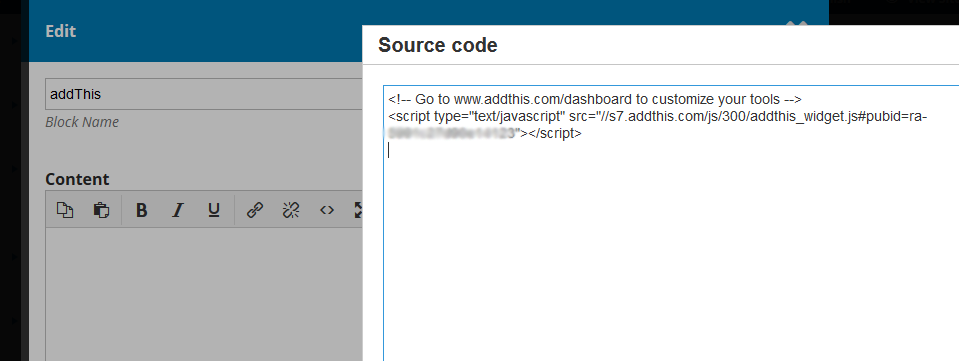 addThis source code added