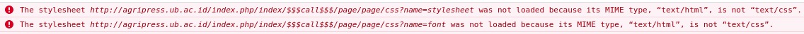 CSS error